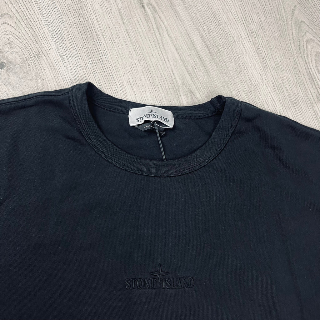 Stone Island Dyed Sweatshirt - Black Ironleague