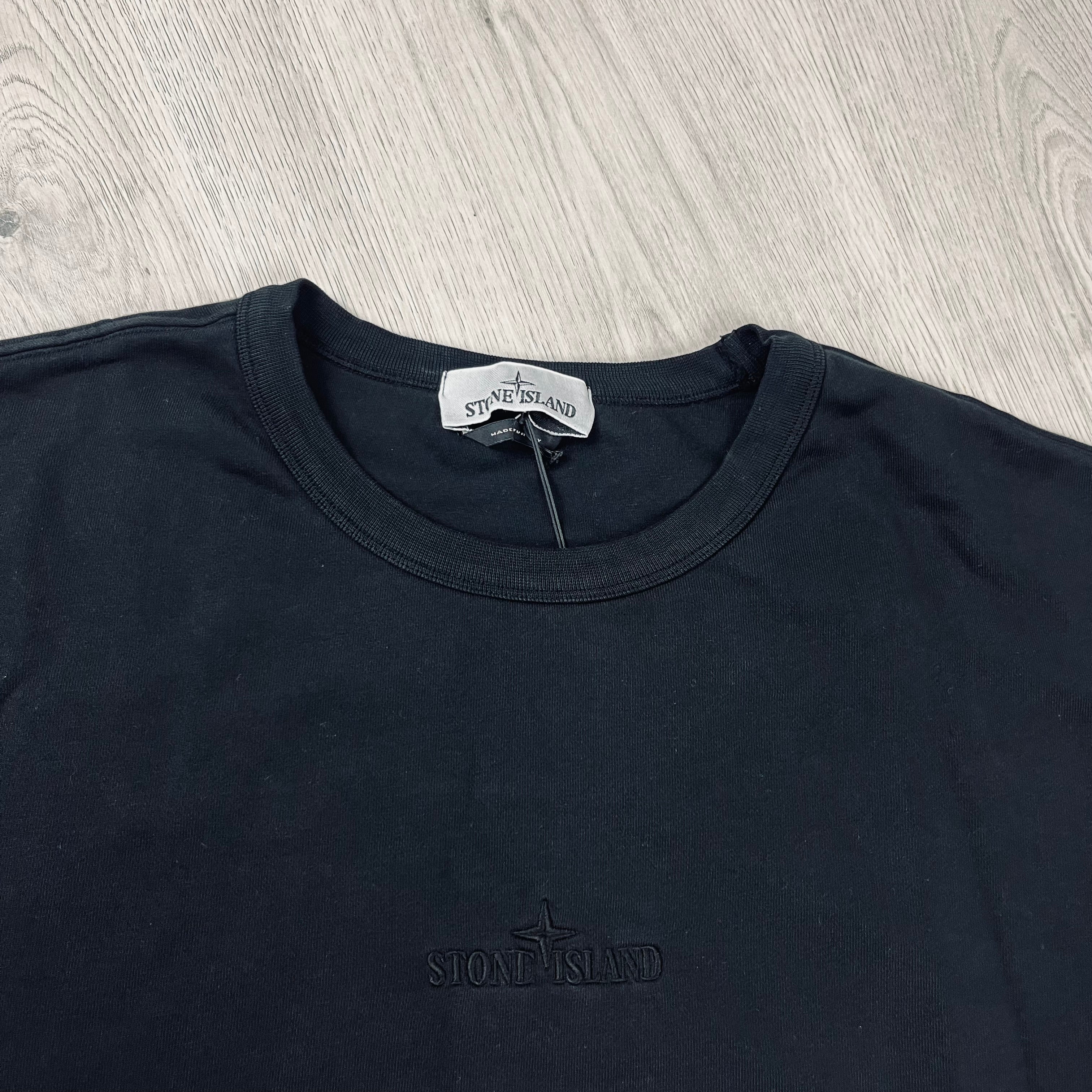 Stone Island Dyed Sweatshirt - Black Ironleague