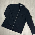 Stone Island Zip Overshirt - Black Ironleague