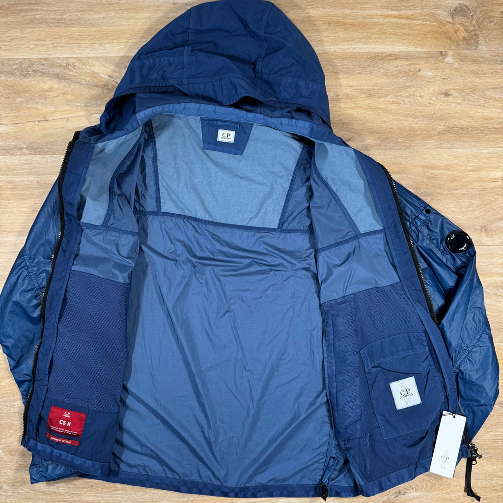 CP Company CS II Mixed Lens Jacket in Oceana - Blue Ironleague
