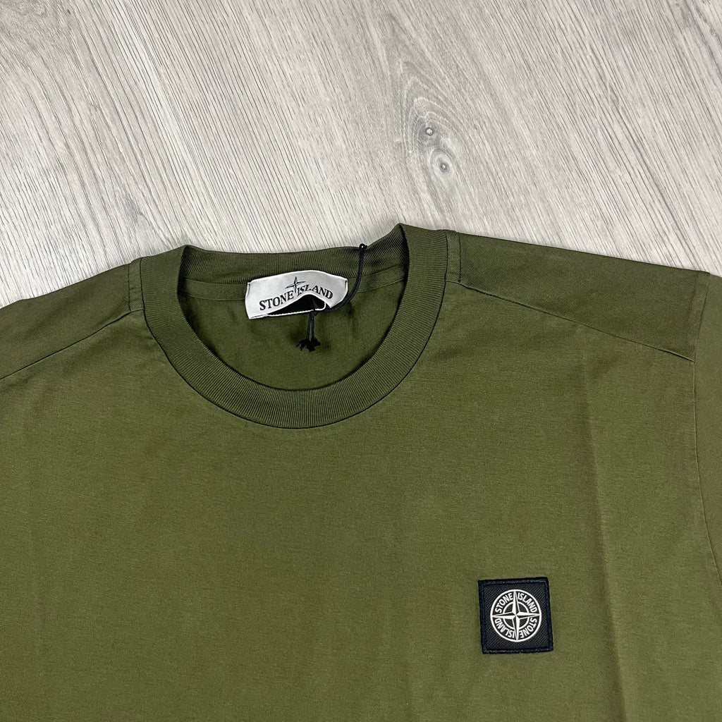 Stone Island Patch T-Shirt - Olive Ironleague