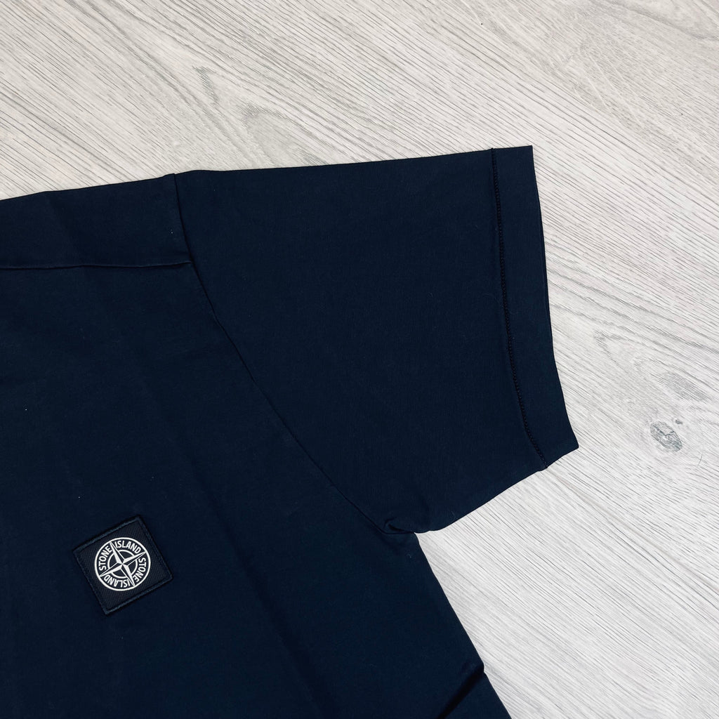 Stone Island Patch T-Shirt - Navy Ironleague