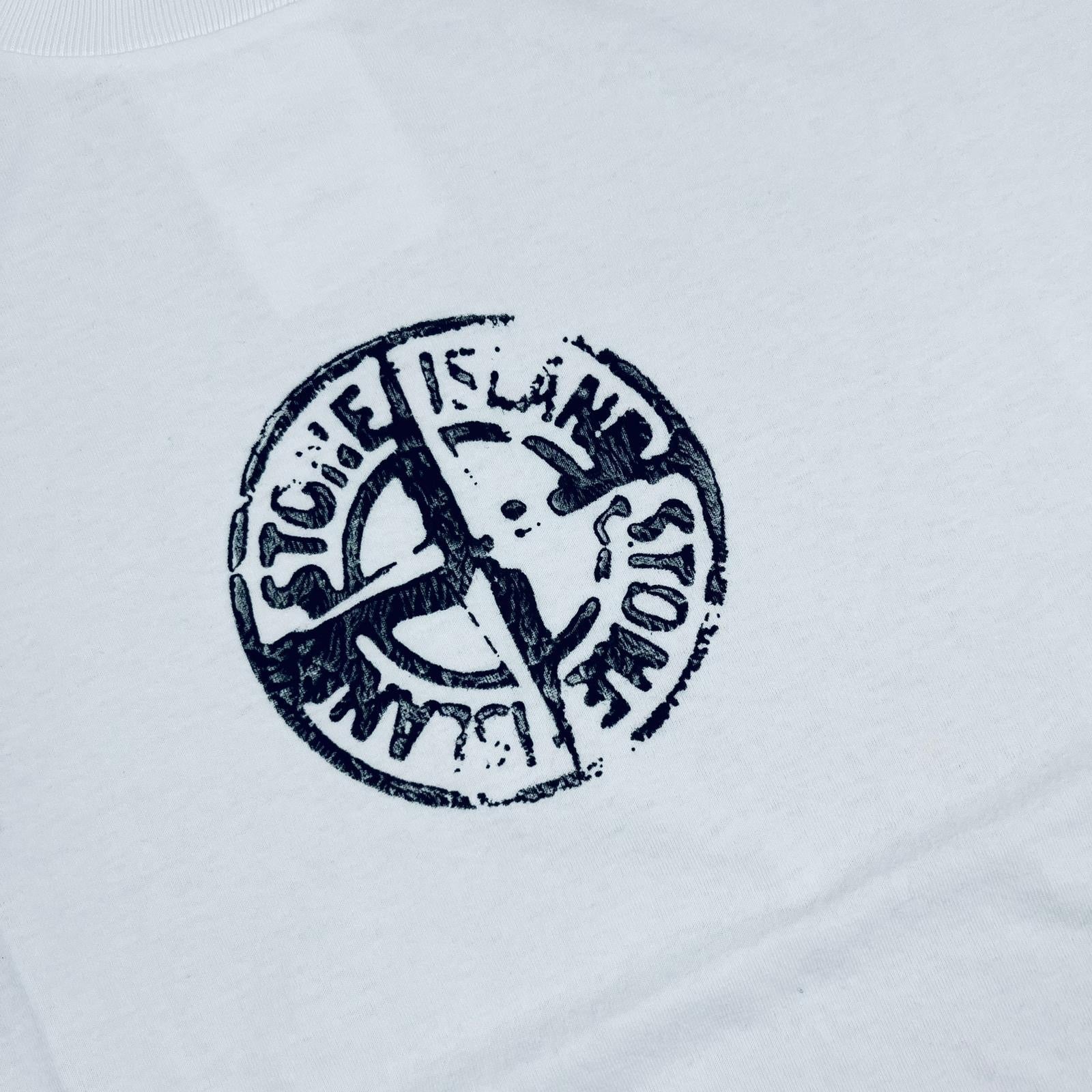 Stone Island Printed T-Shirt - White Ironleague