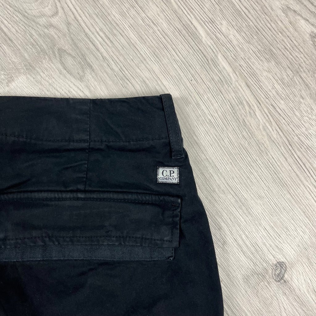CP Company Cargo Trousers - Black Ironleague