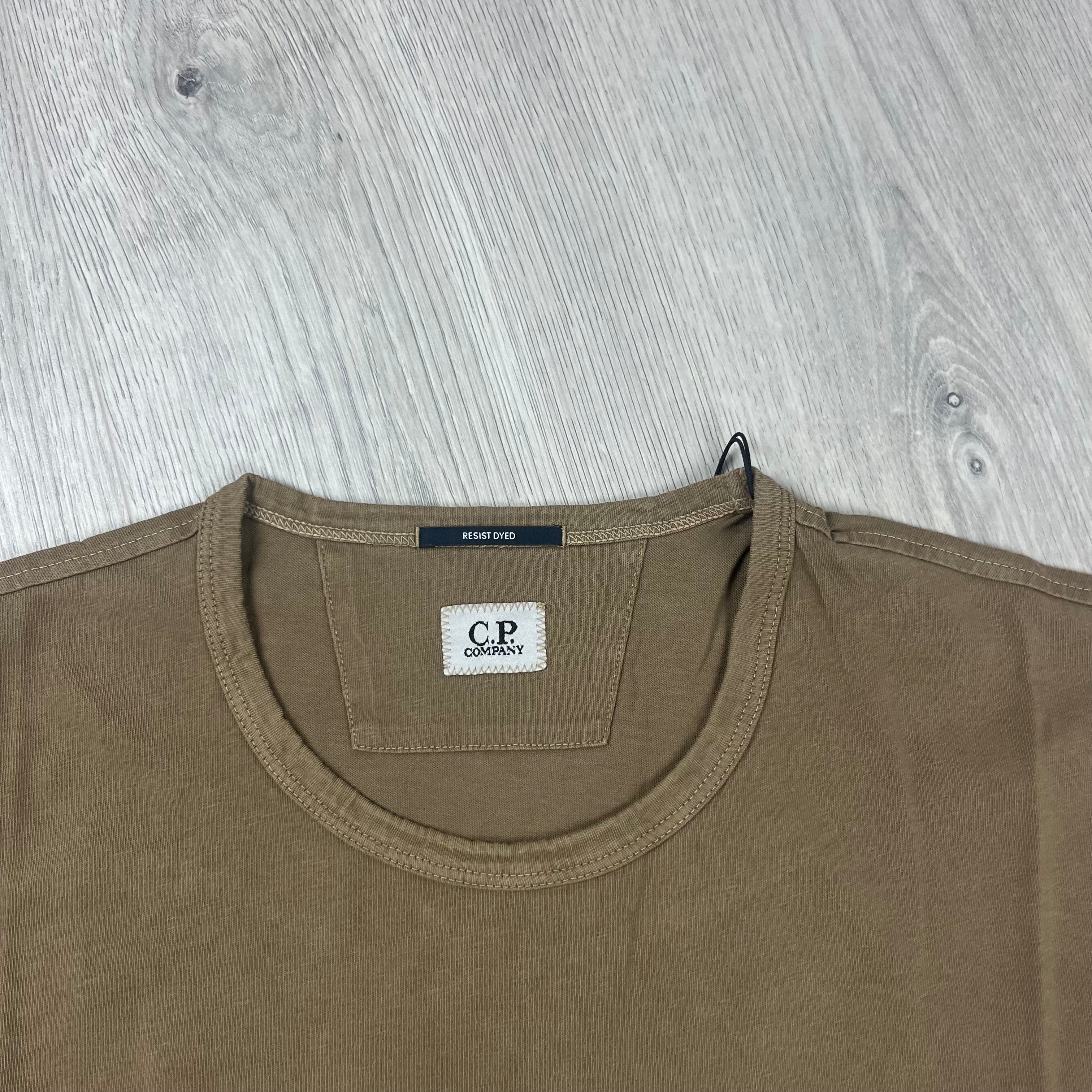 CP Company Printed T-Shirt - Brown Ironleague