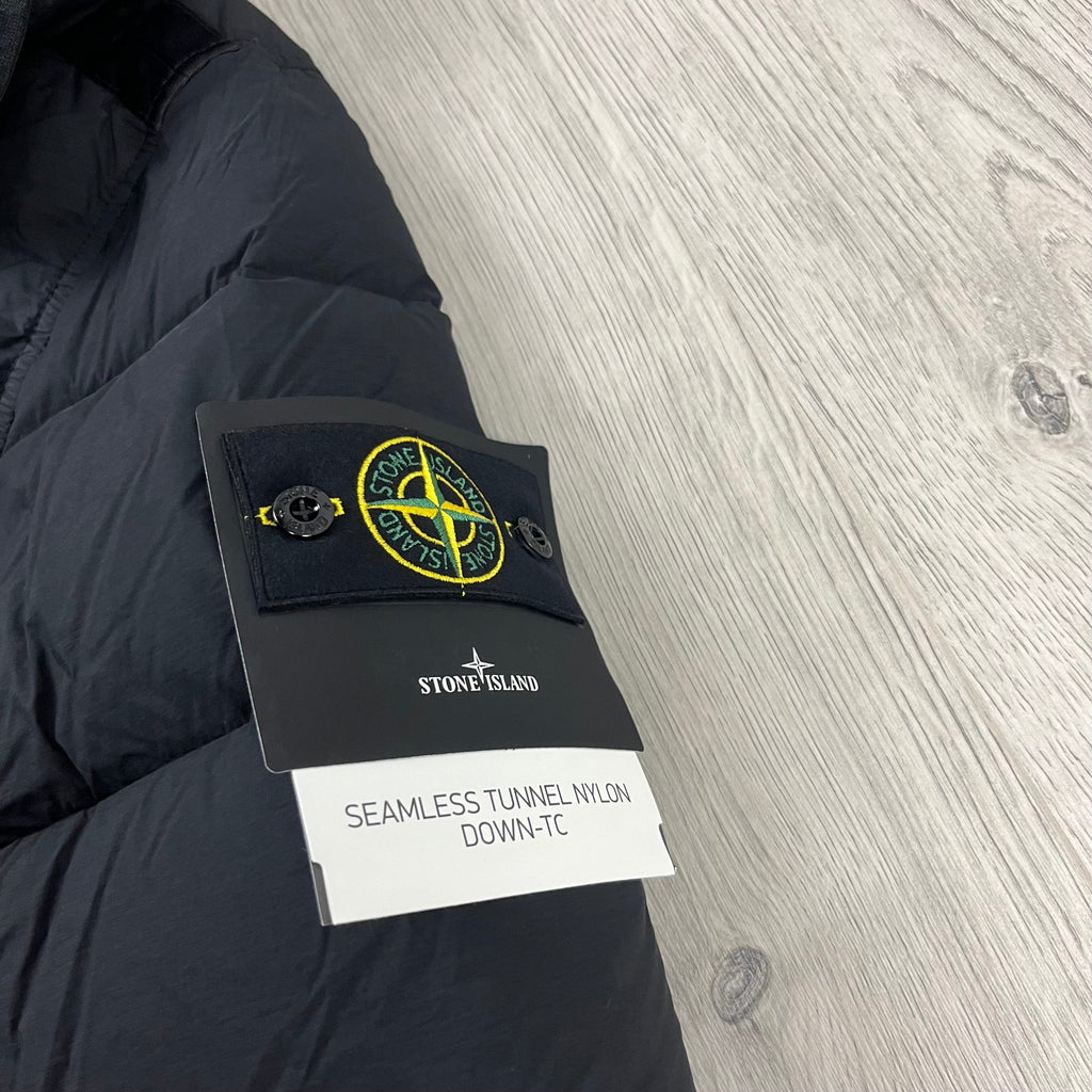 Stone Island Nylon Down Jacket - Black Ironleague