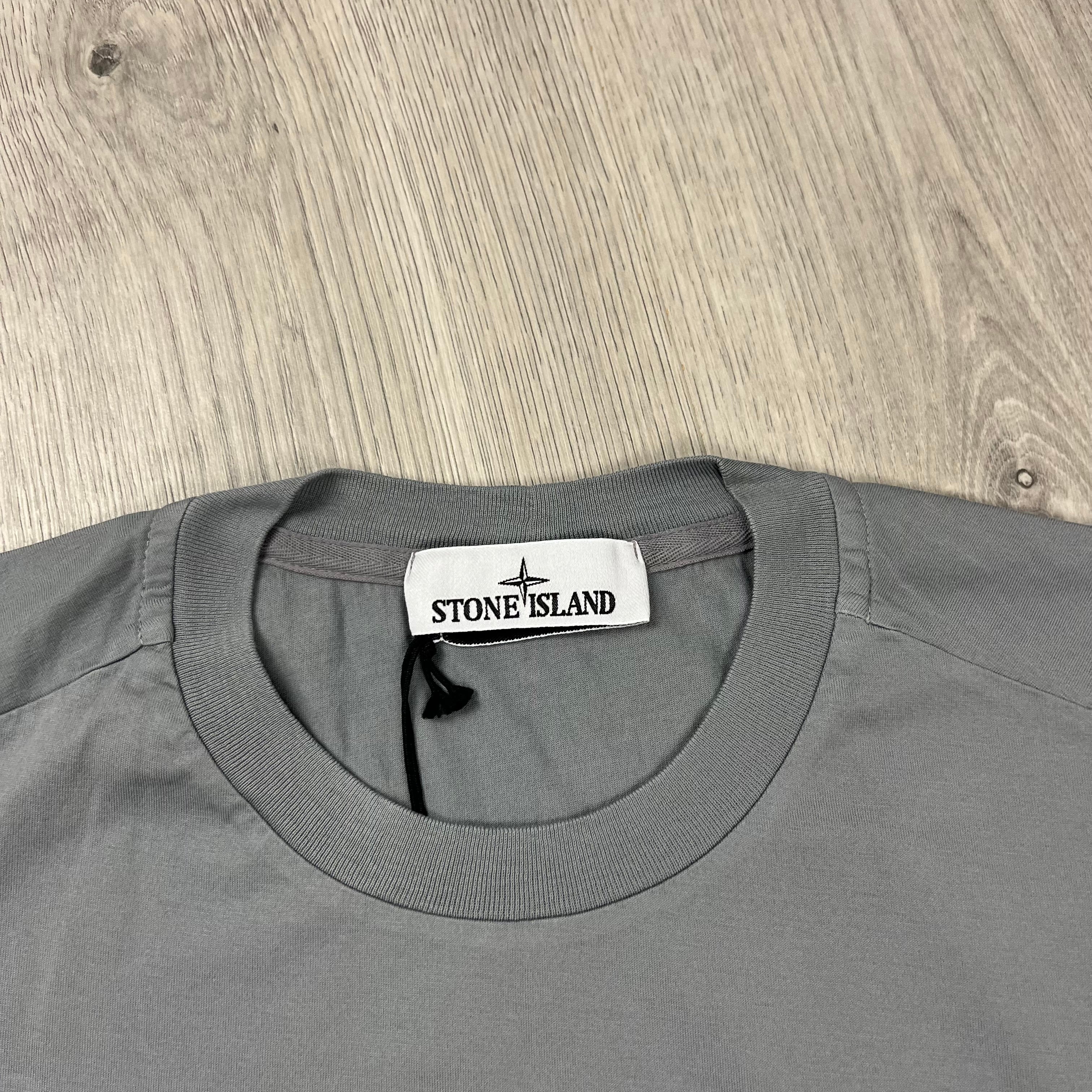 Stone Island Patch T-Shirt - Grey Ironleague