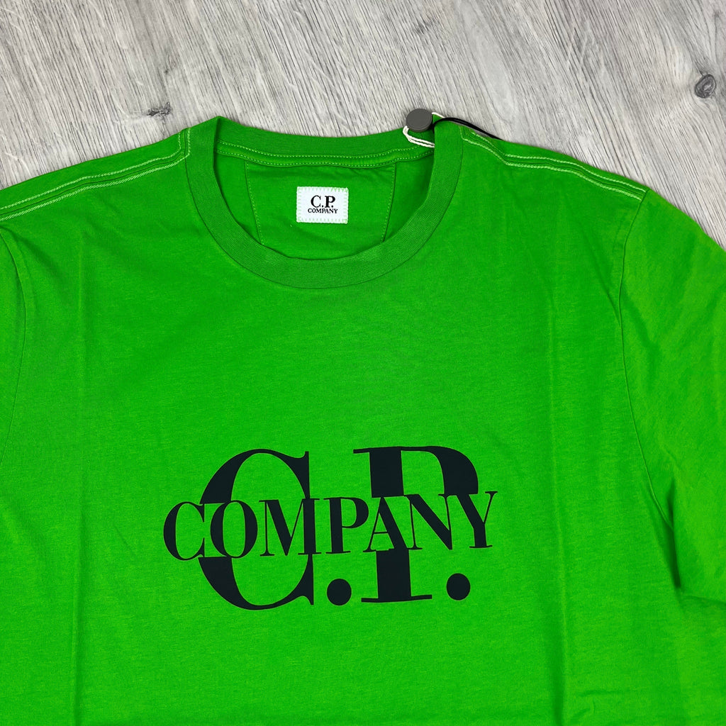 CP Company Printed T-Shirt - Green Ironleague