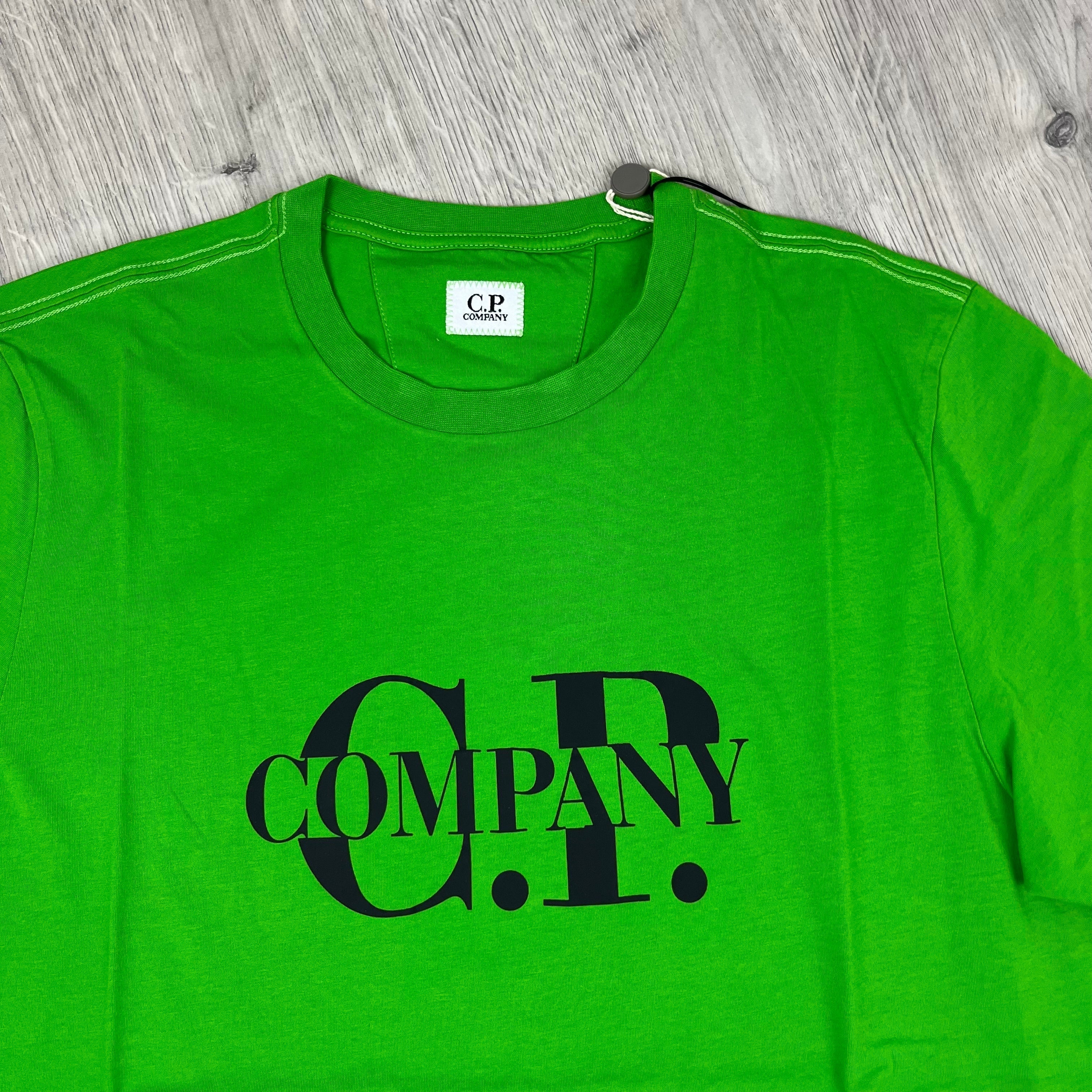 CP Company Printed T-Shirt - Green Ironleague