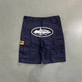 Corteiz Mula Guerrillas Shorts - Navy Ironleague