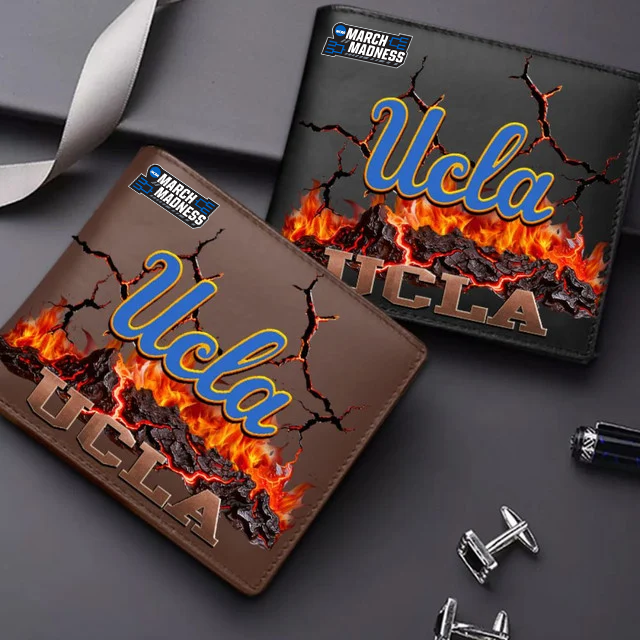 LIMITED EDITION MAM NCAA04 UCB UCLA BRUINS LEATHER WALLET