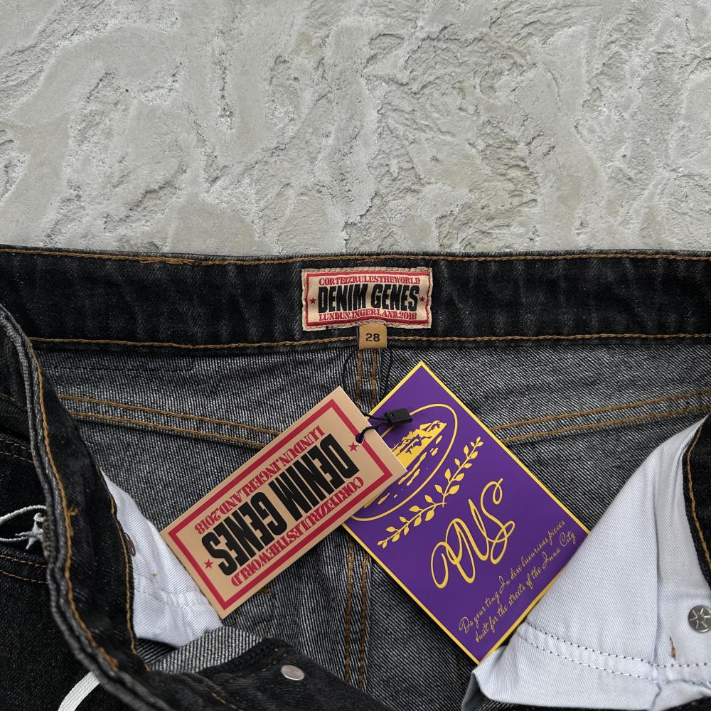 Corteiz Island Denim Shorts - Black Ironleague