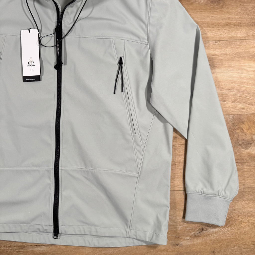 CP Company Shell-R Goggle Jacket in Blue Fox - Grey Ironleague