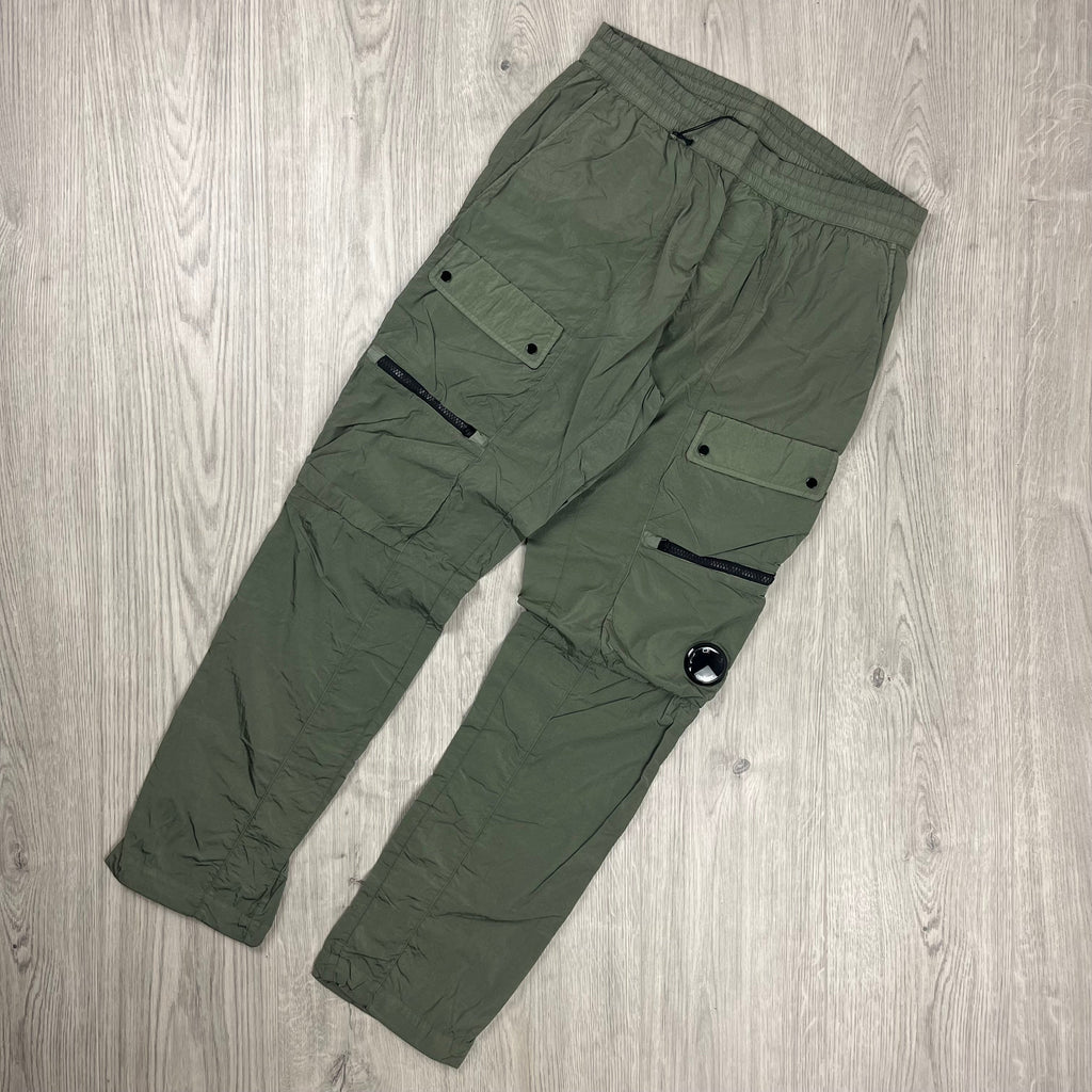 CP Company Chrome Cargo Trousers - Agave Green Ironleague