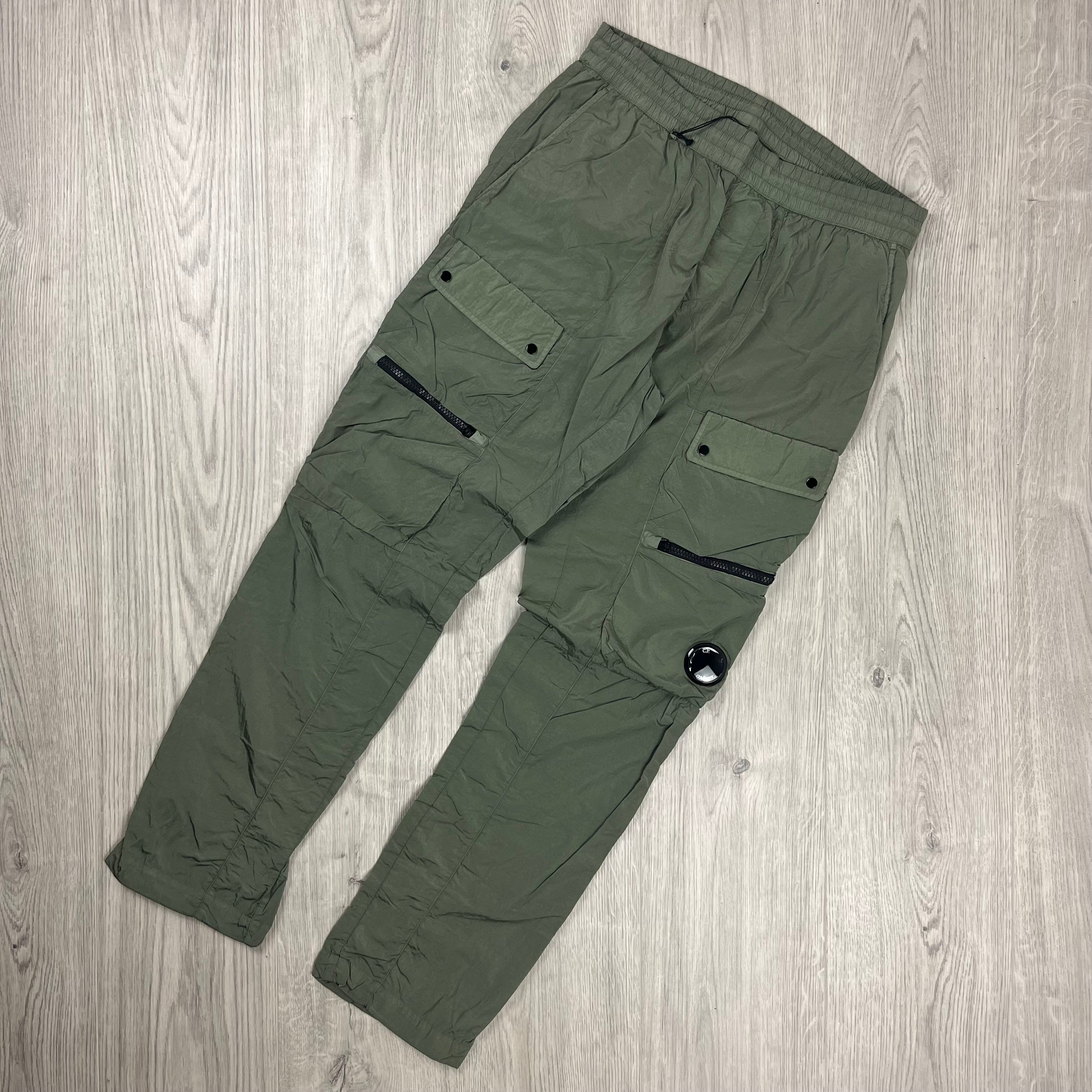 CP Company Chrome Cargo Trousers - Agave Green Ironleague