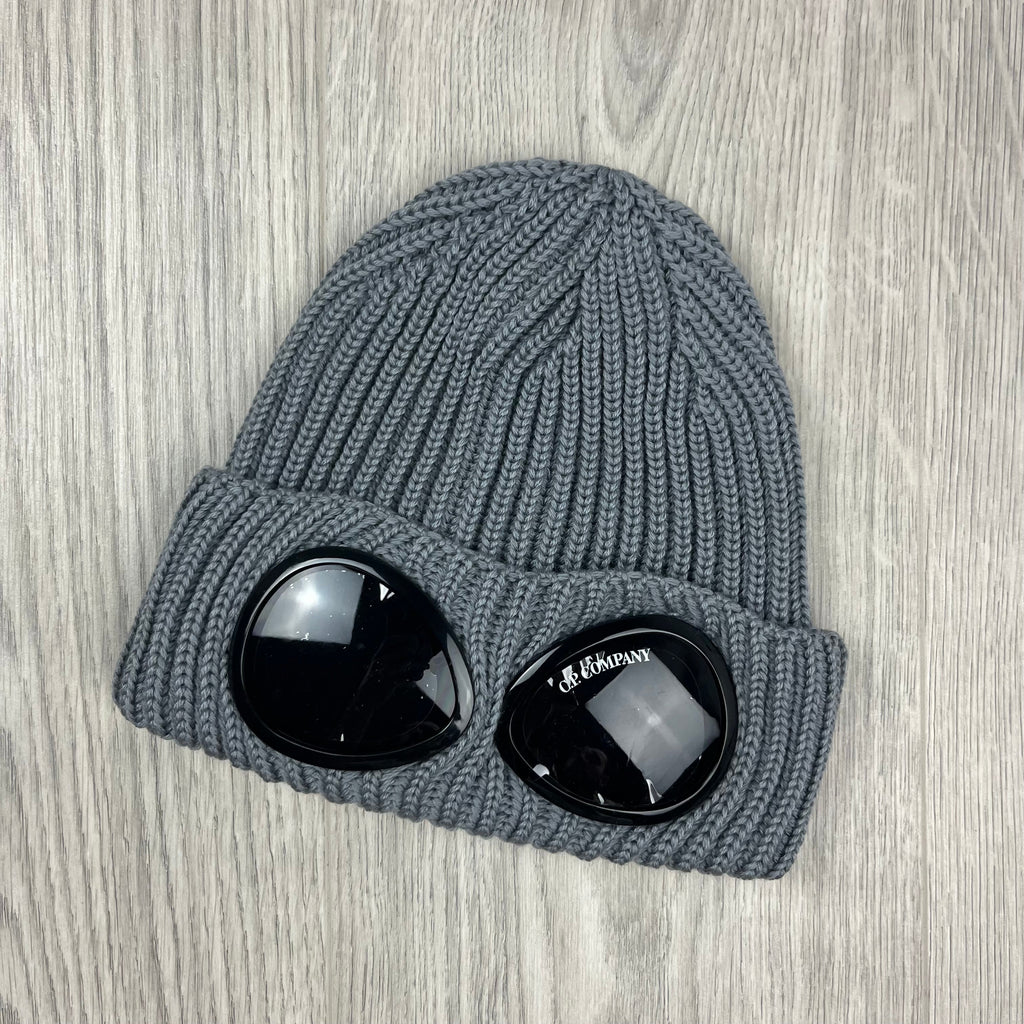 CP Company Goggle Beanie - Griffin Grey Ironleague