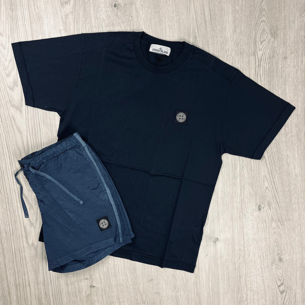 Stone Island Holiday Set - Navy/Avio Blue Ironleague