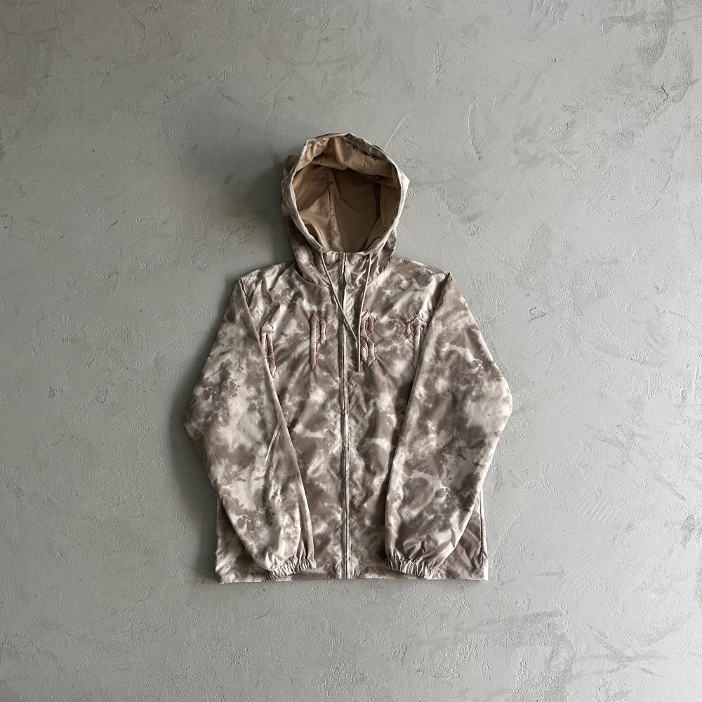 Trapstar Washed Arch Windbreaker - Khaki Ironleague