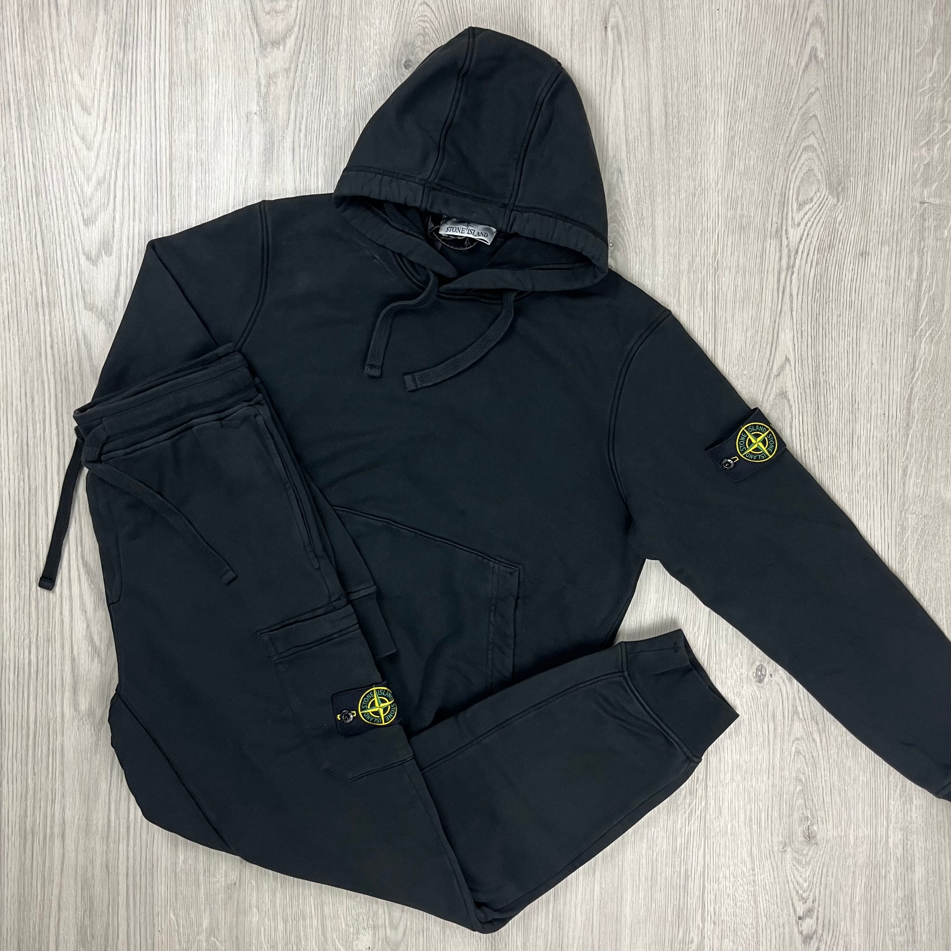 Stone Island Tracksuit - Black Ironleague