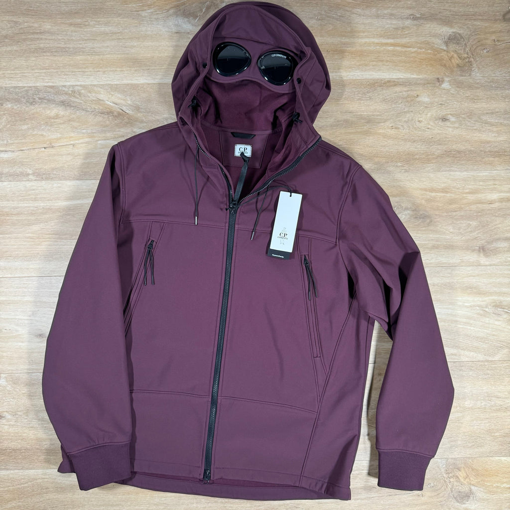 CP Company Shell-R Goggle Jacket in Potent Purple Ironleague