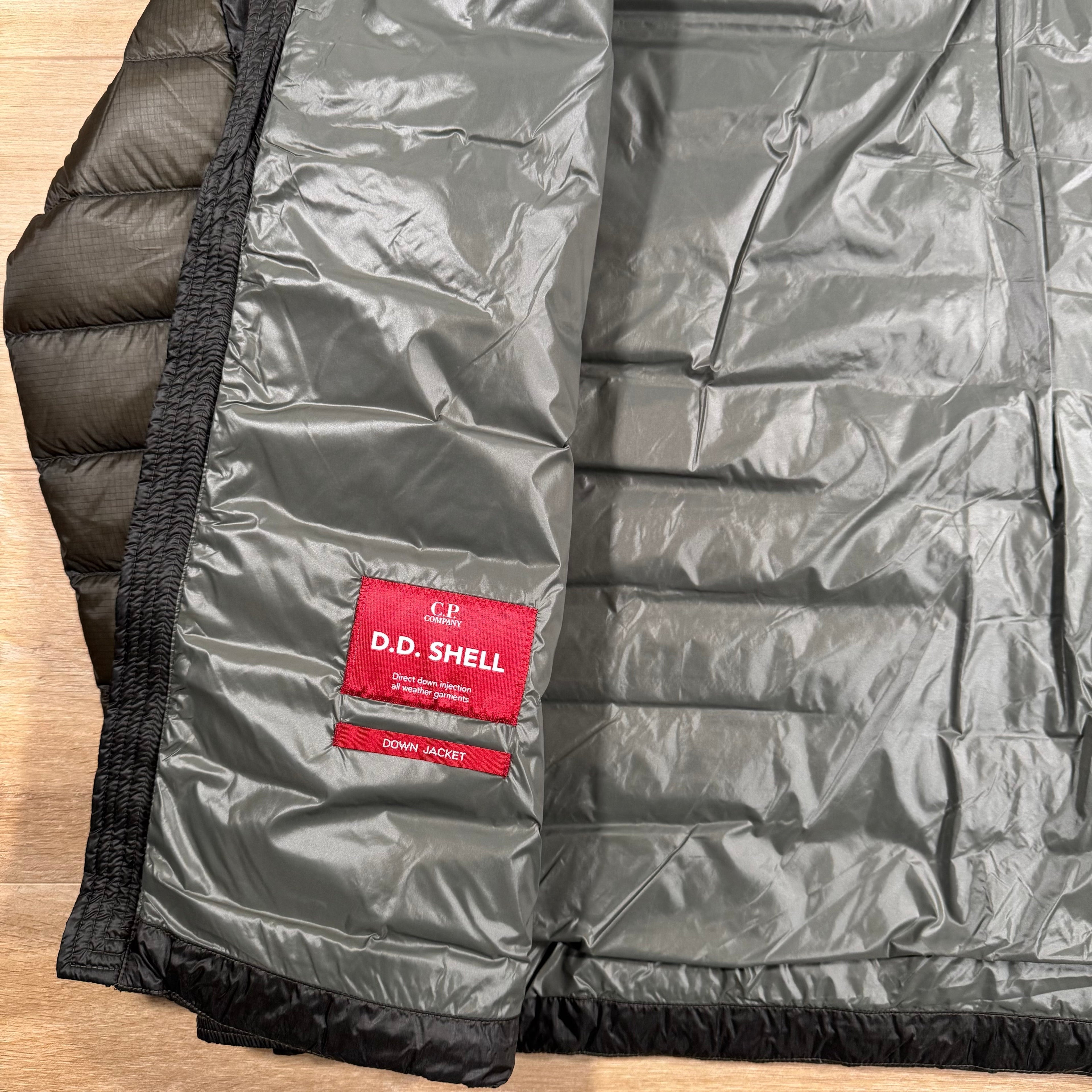 CP Company DD Shell Goggle Down Jacket in Grape Leaf Ironleague