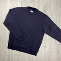 CP Company Raised Fleece Sweatshirt - Nightshade Ironleague