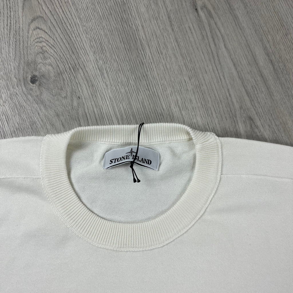 Stone Island Knit Sweatshirt - White Ironleague