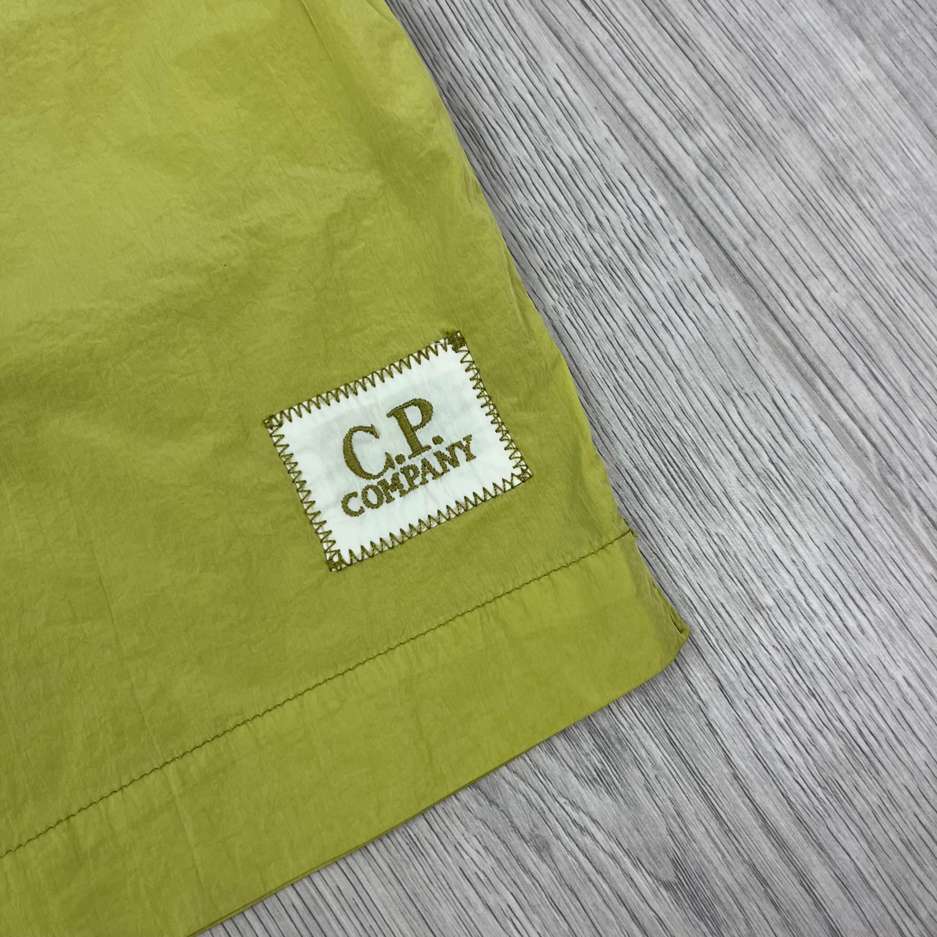 CP Company Chrome Swim Shorts - Cress Green Ironleague