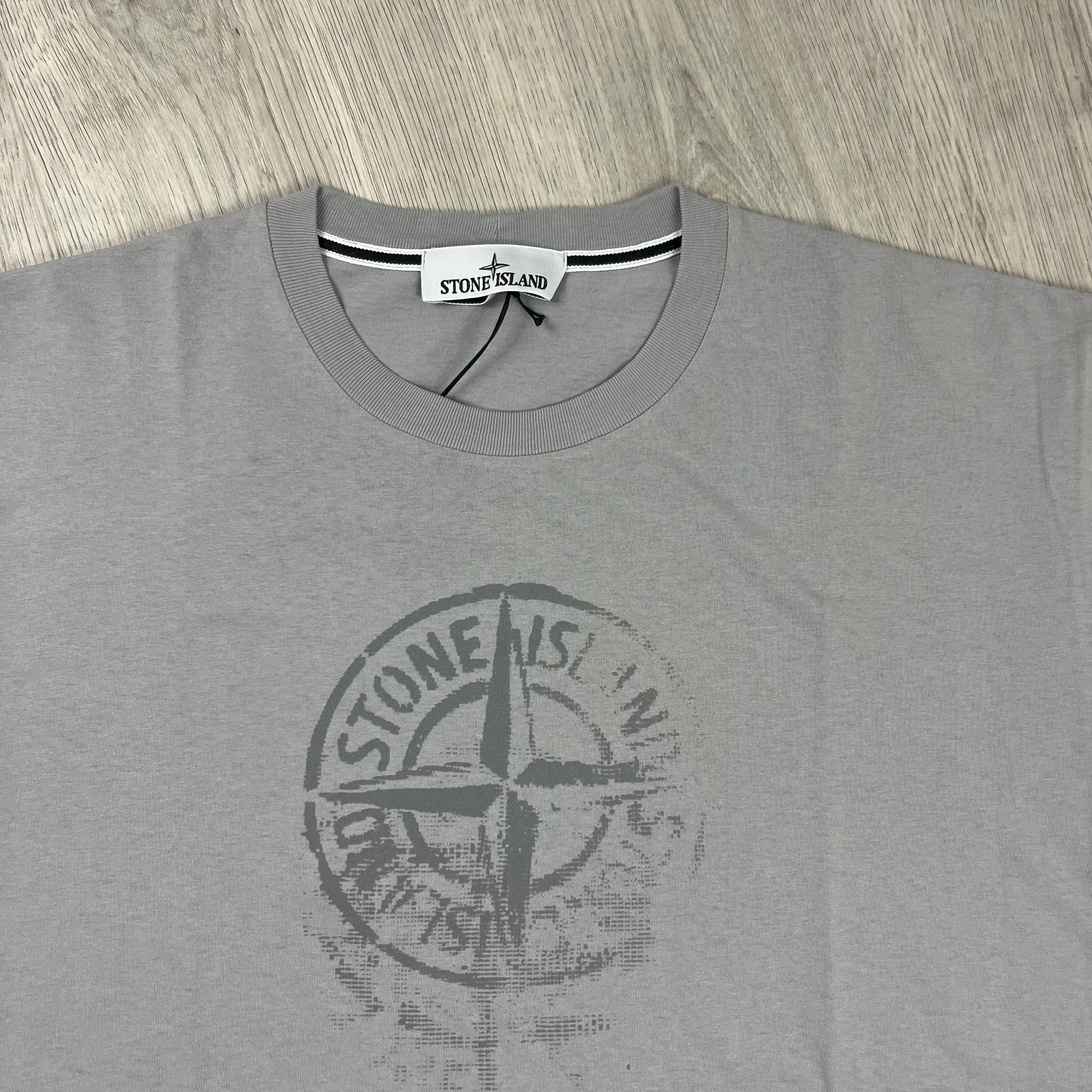 Stone Island Oversized T-Shirt - Grey Ironleague