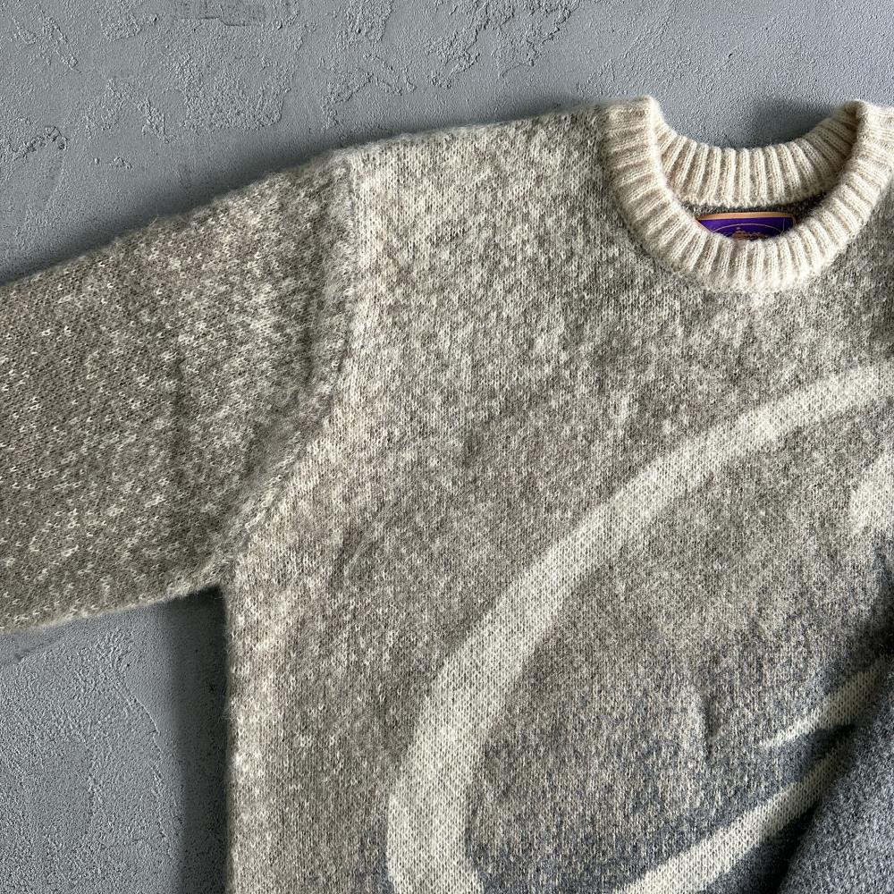 Corteiz C-Star More Hair Knit Sweater - Grey Ironleague