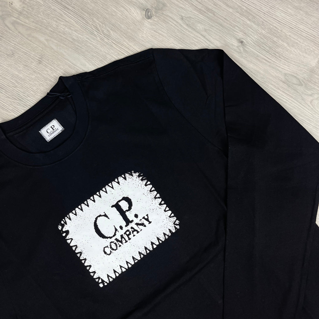 CP Company Stamp T-Shirt - Black Ironleague