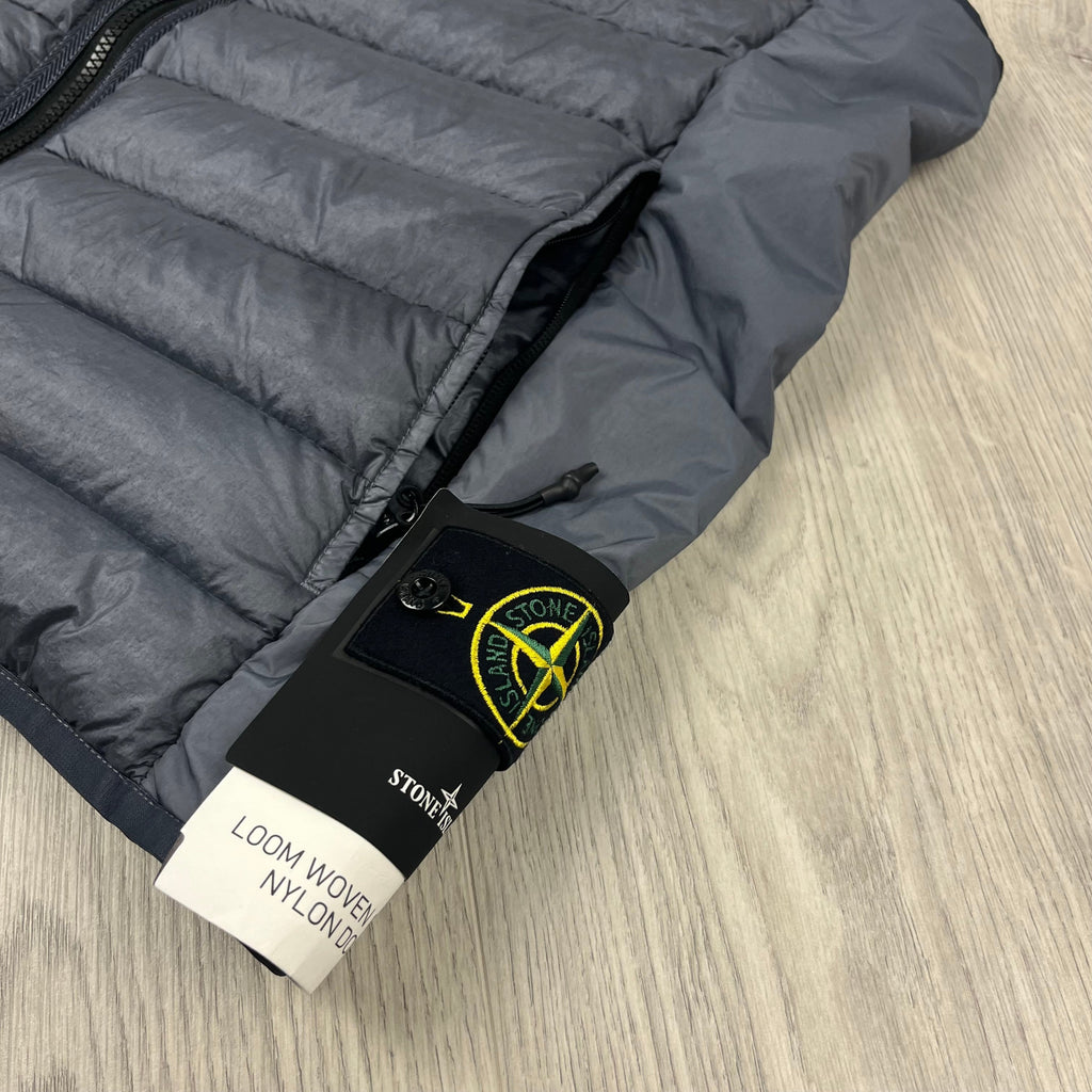 Stone Island Padded Gilet - Avio Blue Ironleague