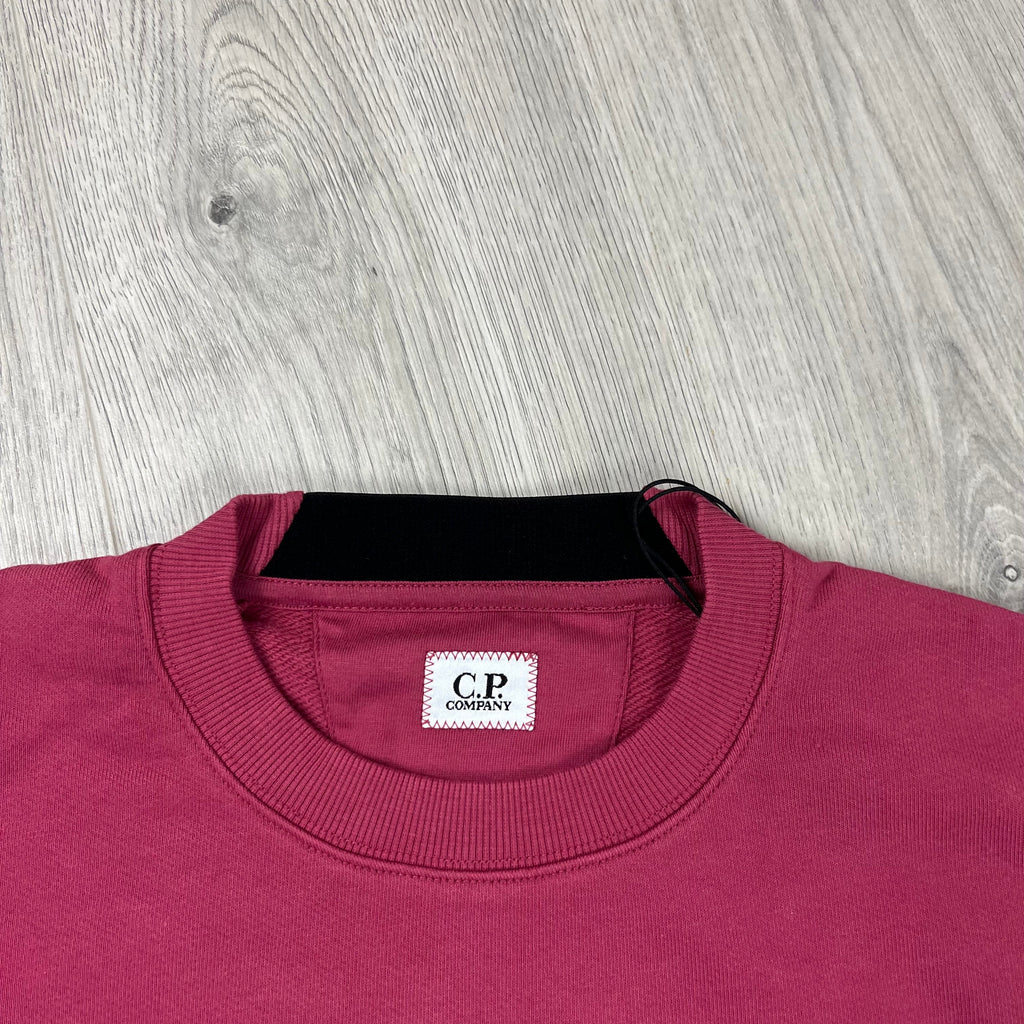 CP Company Raised Fleece Sweatshirt - Red Bud Ironleague