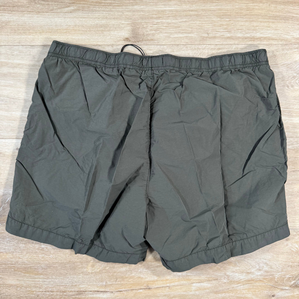 CP Company Flatt Nylon Lens Swim Shorts in Ivy Green Ironleague