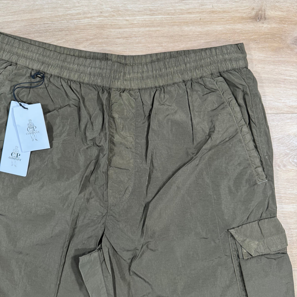 CP Company Chrome-R Cargo Shorts in Ivy Green Ironleague