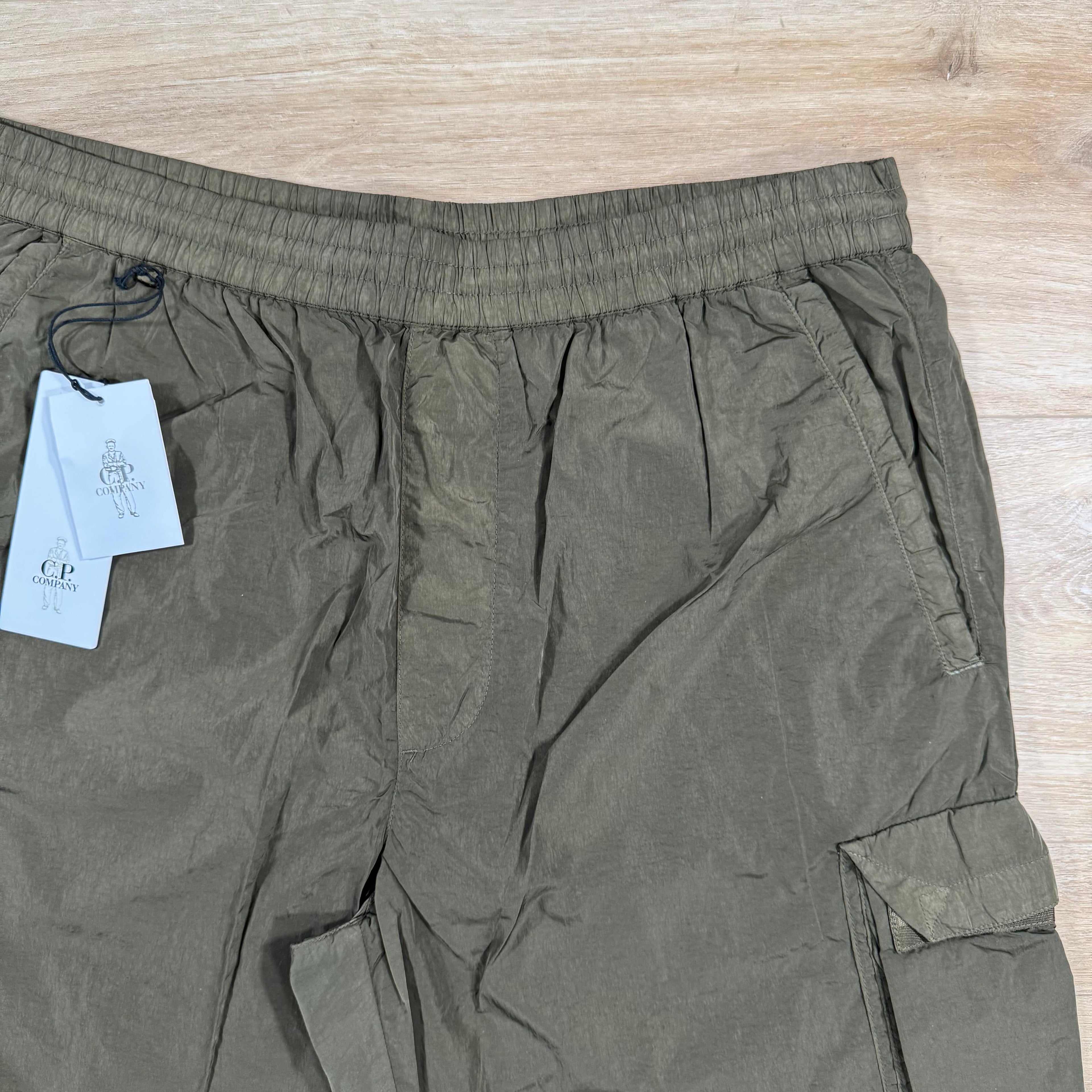CP Company Chrome-R Cargo Shorts in Ivy Green Ironleague