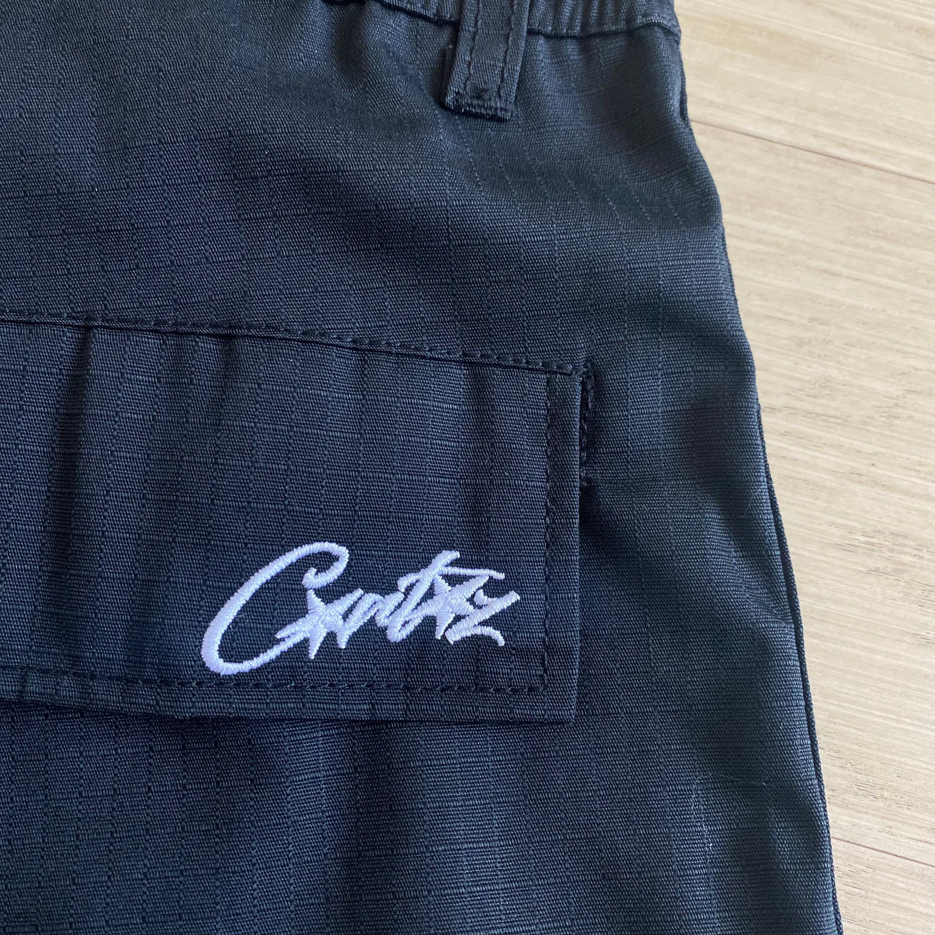 Corteiz New Cargo Shorts - Black Ironleague