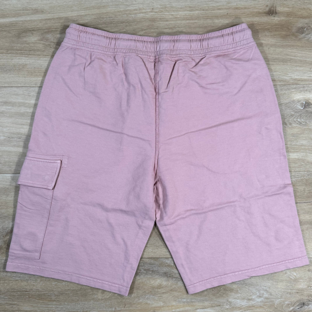 CP Company Light Fleece Cargo Lens Shorts in Misty Rose - Pink Ironleague