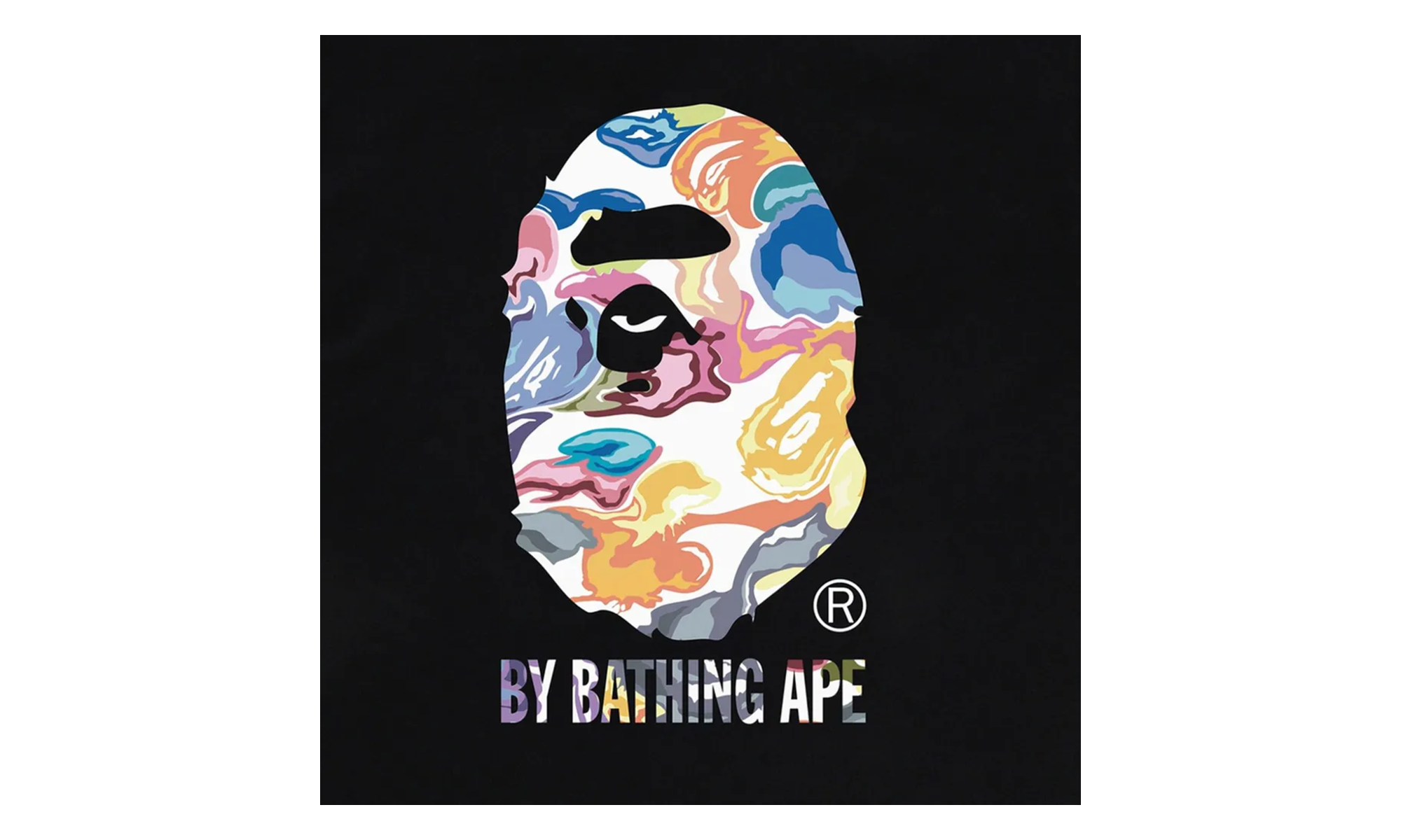 BAPE Art Camo By Bathing Ape Tee Black 1L80 110 036 BLK