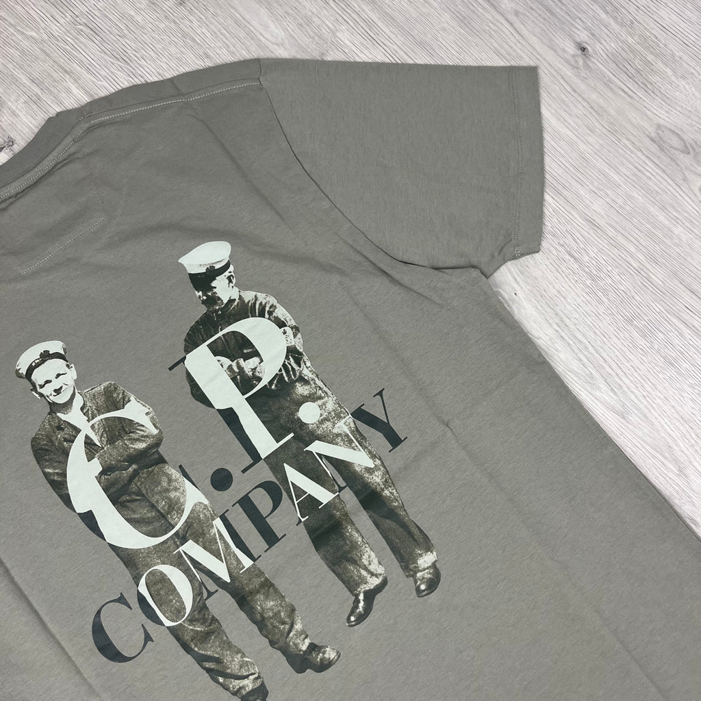 CP Company Sailor T-Shirt - Fungi Grey Ironleague