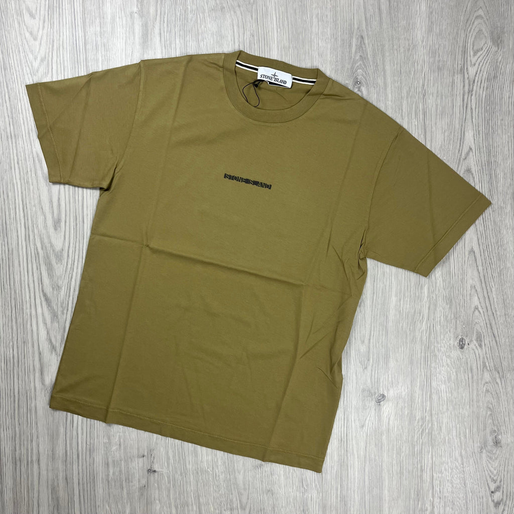 Stone Island Printed T-Shirt - Beige Ironleague