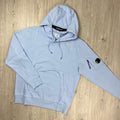 CP Company Raised Fleece Hoodie - Cerulean Ironleague