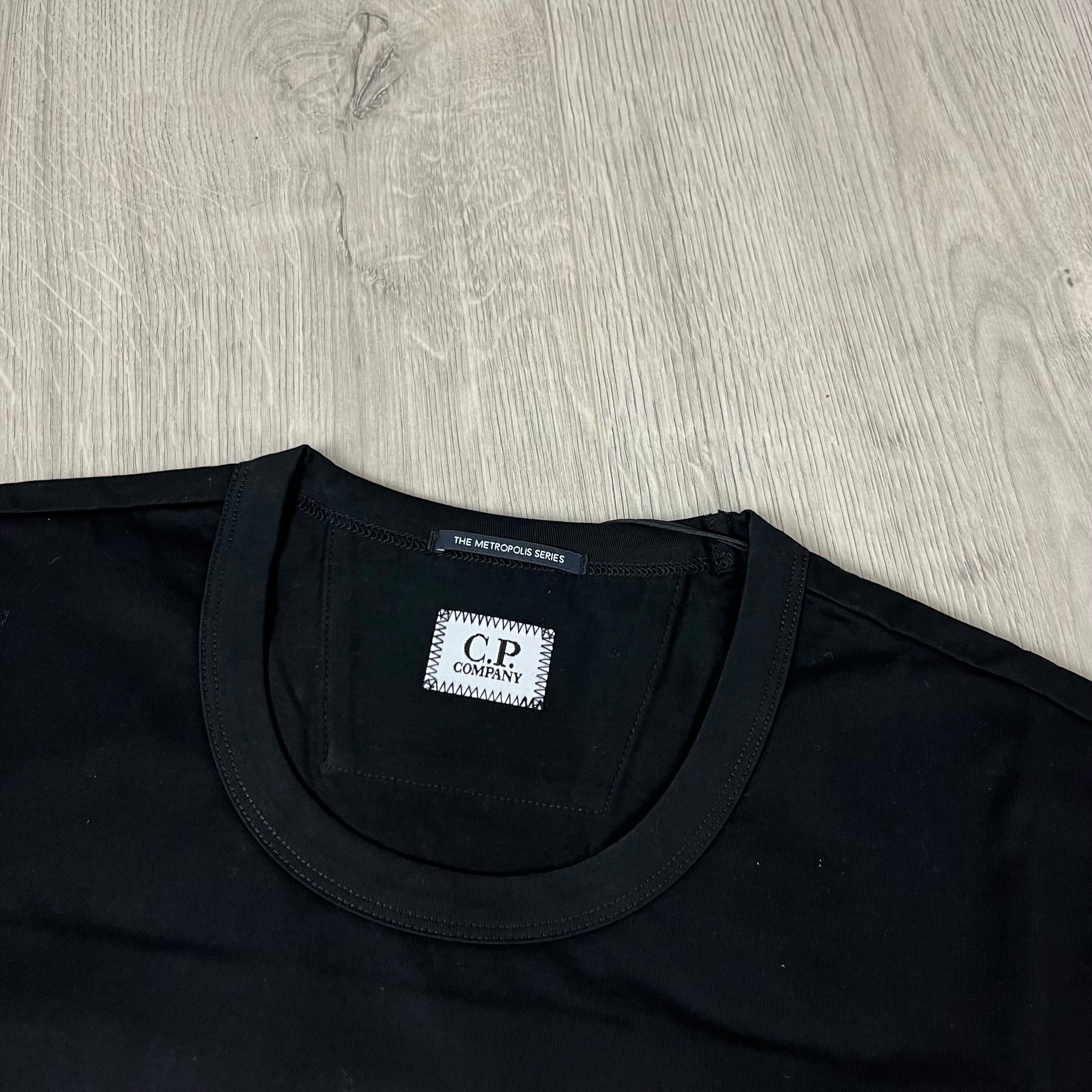 CP Company Metropolis T-Shirt - Black Ironleague