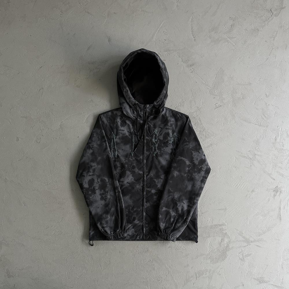 Trapstar Washed Arch Windbreaker - Black Ironleague