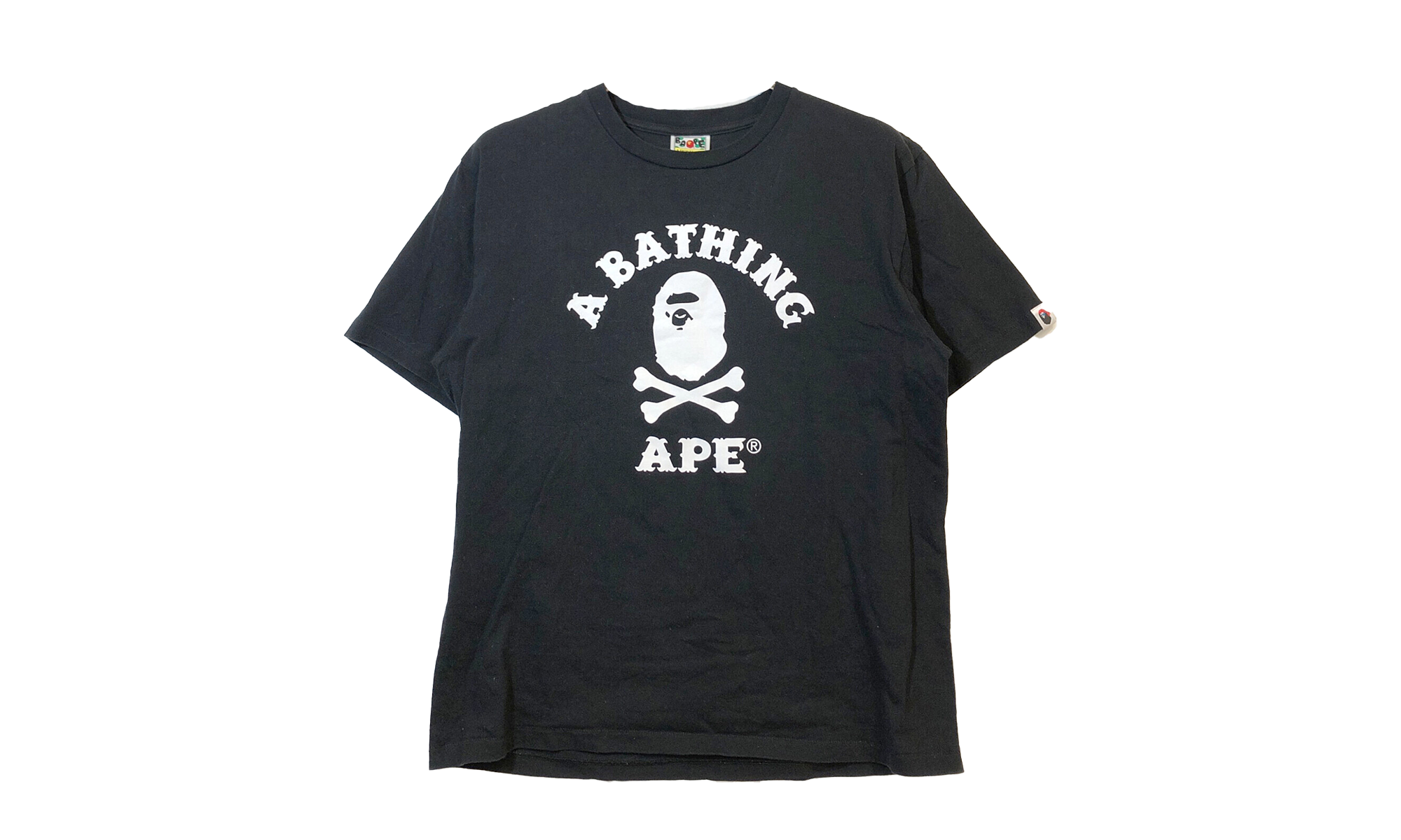 BAPE Captain Ape Crossbone Tee Black 4I72110005