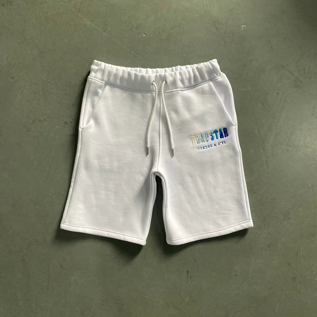 Trapstar Chenille Decoded 2.0 Short Set - White Ironleague