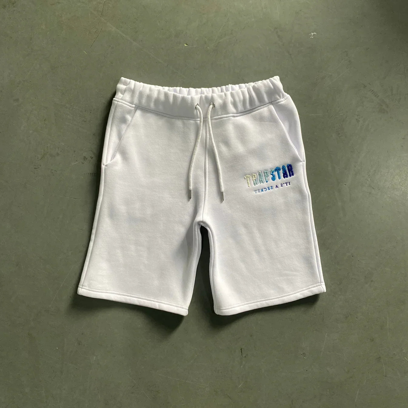 Trapstar Chenille Decoded 2.0 Short Set - White Ironleague