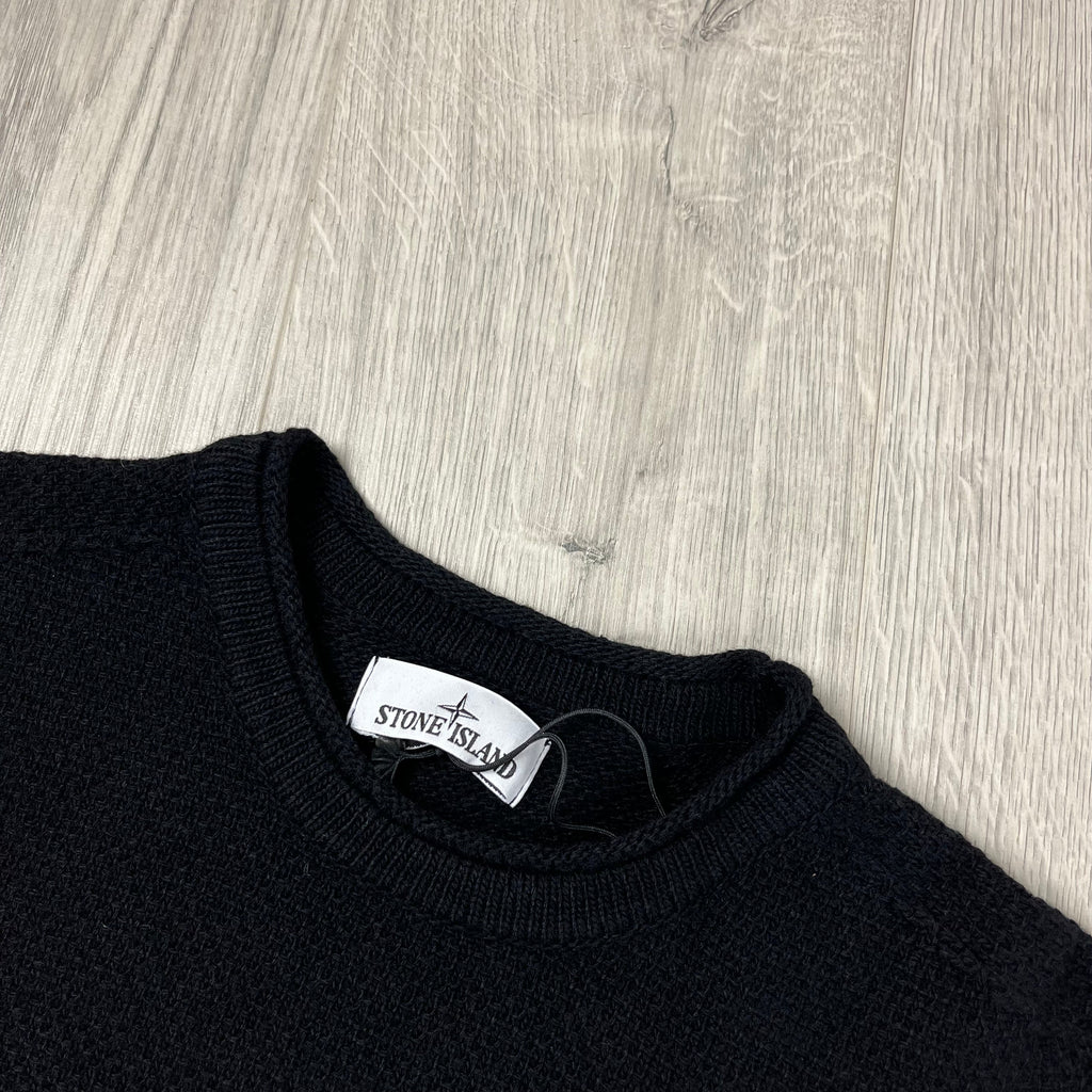 Stone Island Knit Sweatshirt - Black Ironleague