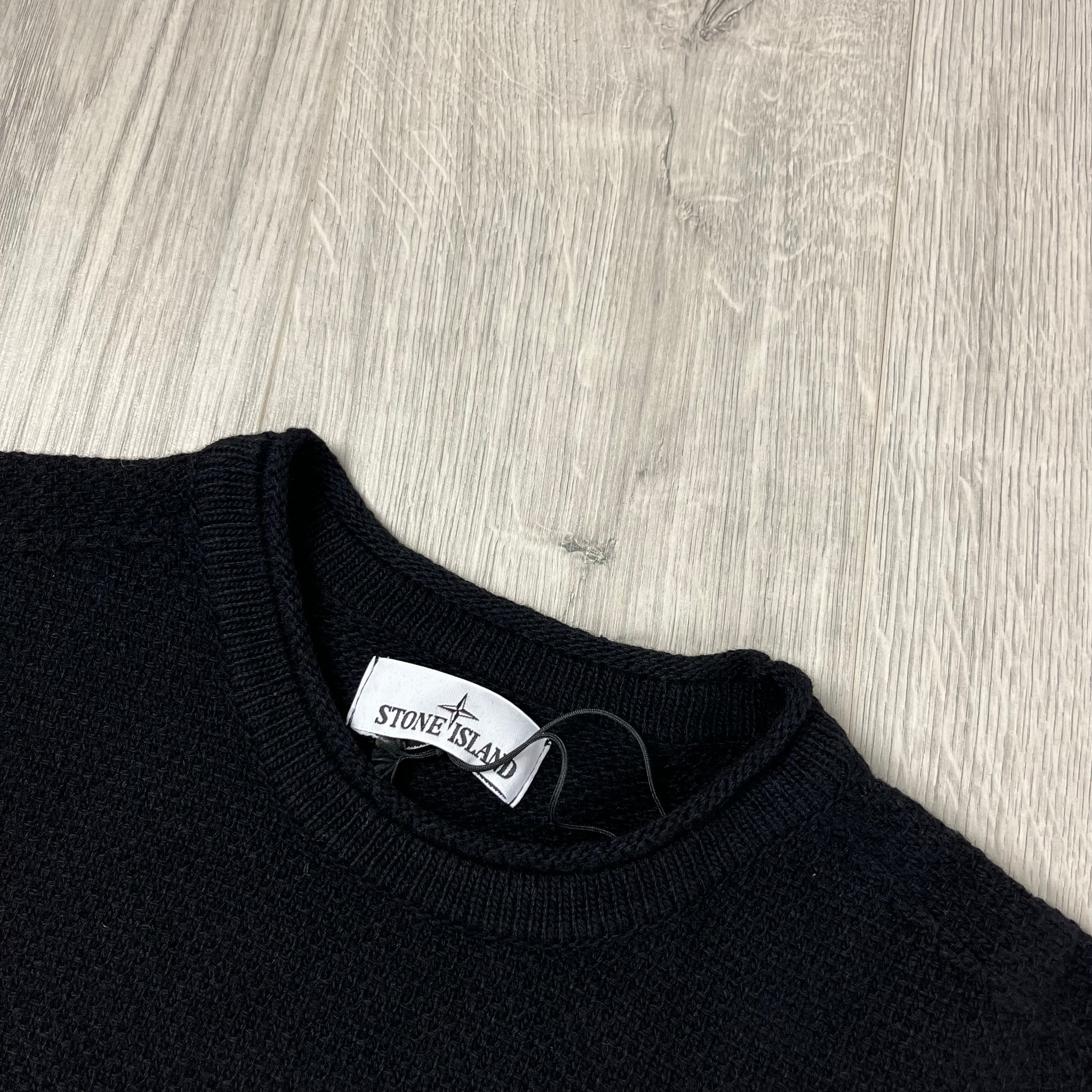 Stone Island Knit Sweatshirt - Black Ironleague