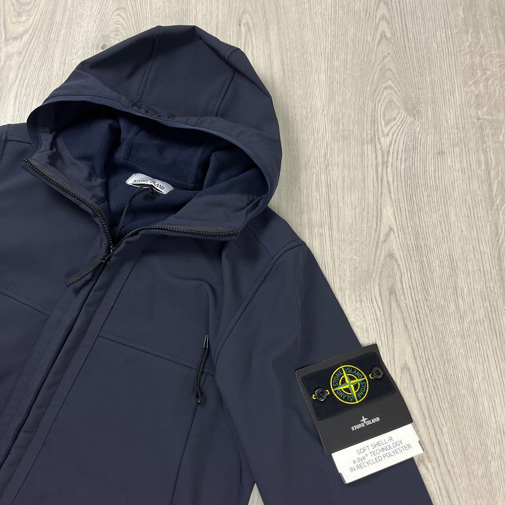 Stone Island Shell Jacket - Navy Ironleague